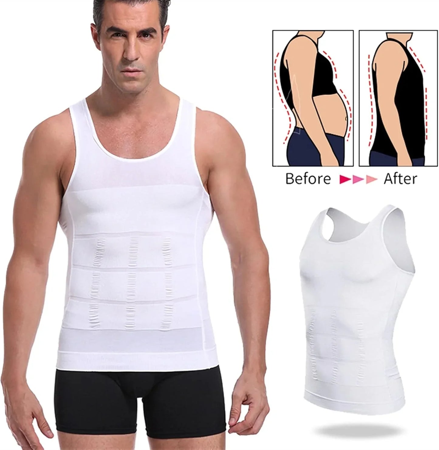 Men’s Slimming Body Vest Shaper