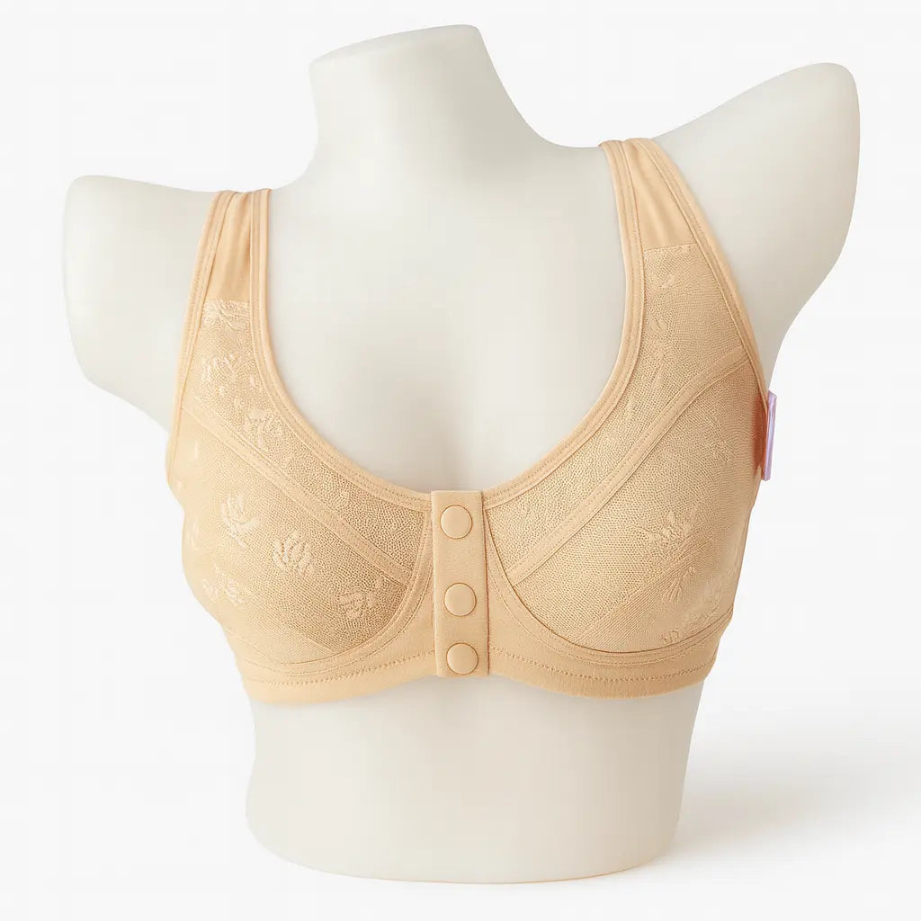 Soft Front-Open Comfort Bra – Non-Wired, Everyday Wear