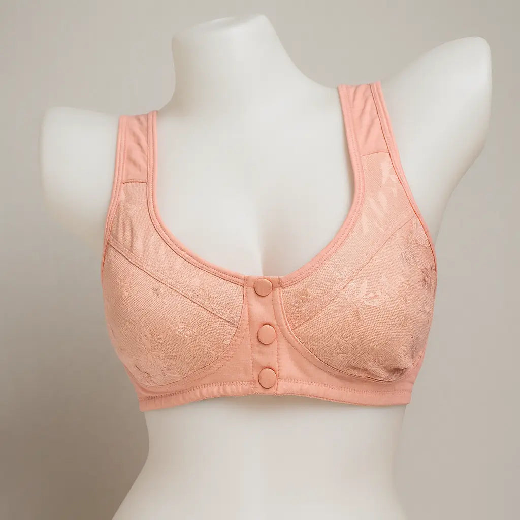 Soft Front-Open Comfort Bra – Non-Wired, Everyday Wear